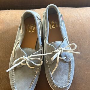 Bass  Suede Boat Shoes in blue Gray